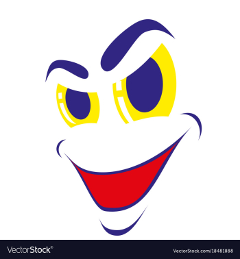 Flat icons on theme cartoon face funny emotion vector image Flat icons on theme cartoon face funny emotion vector image