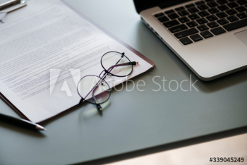 Flat lay of business concept Flat lay of business concept