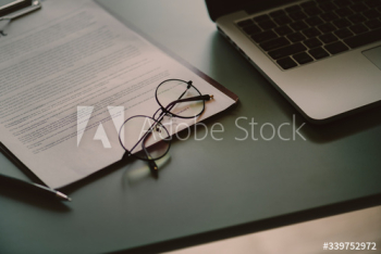 Flat lay of business concept Flat lay of business concept