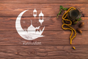 Flat lay ramadan composition with copyspace Free Psd