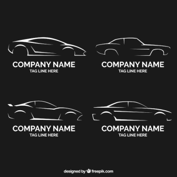Flat logo car collection Flat logo car collection