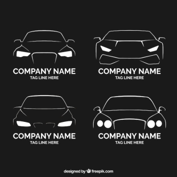 Flat logo car collection Flat logo car collection