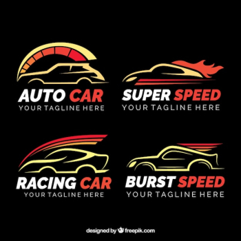 Flat logo car collection Flat logo car collection