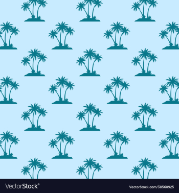 flat palm trees seamless pattern flat palm trees seamless pattern