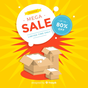 Flat sale background Flat sale background
