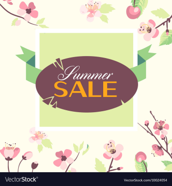 Flat Set vector image