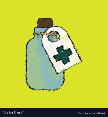 Flat shading style icon medicines bank vector image Flat shading style icon medicines bank vector image
