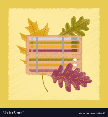 Flat shading style icon pencil box pencil pen vector image