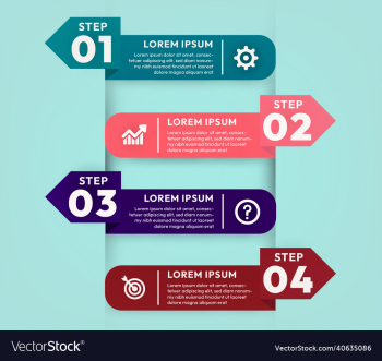 flat steps infographic design flat steps infographic design