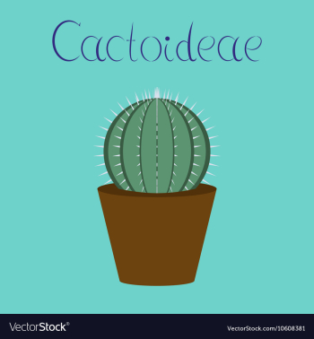 Flat stylish background plant vector image Flat stylish background plant vector image