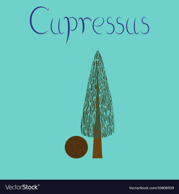 Flat stylish background plant vector image Flat stylish background plant vector image