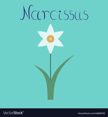 Flat stylish background plant vector image Flat stylish background plant vector image
