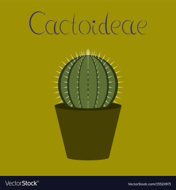 Flat stylish background plant vector image Flat stylish background plant vector image