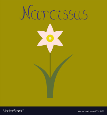 Flat stylish background plant vector image Flat stylish background plant vector image