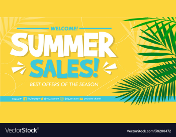 flat summer sale banner template flat summer sale banner template