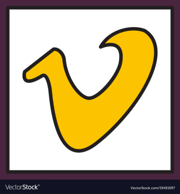 Flat vimeo icon on background vector image Flat vimeo icon on background vector image