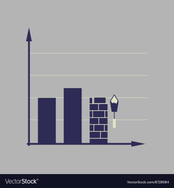 Flat web icon on stylish background construction vector image Flat web icon on stylish background construction vector image