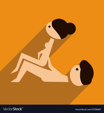 Flat web icon with long shadow kamasutra vector image Flat web icon with long shadow kamasutra vector image