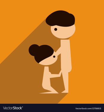 Flat web icon with long shadow kamasutra vector image Flat web icon with long shadow kamasutra vector image