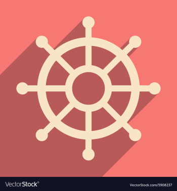 Flat with shadow icon and mobile application helm vector image Flat with shadow icon and mobile application helm vector image
