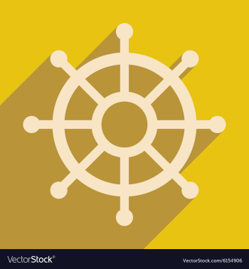 Flat with shadow icon and mobile application helm vector image Flat with shadow icon and mobile application helm vector image