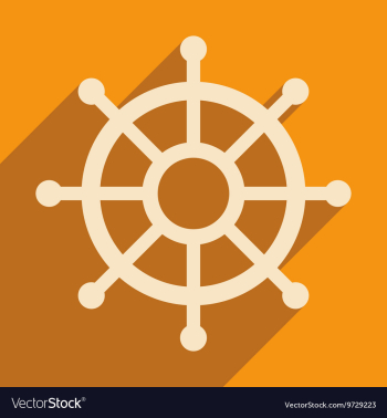 Flat with shadow icon and mobile application helm vector image Flat with shadow icon and mobile application helm vector image