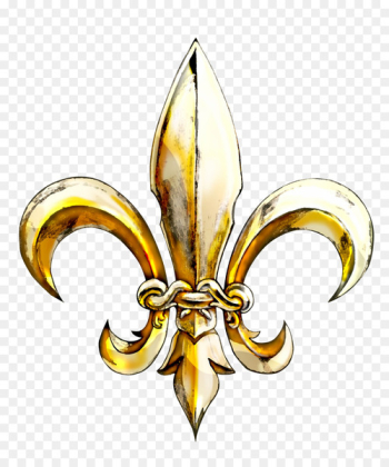 Fleur-de-lis Gold New Orleans Heart and Soul Show - gold Fleur-de-lis Gold New Orleans Heart and Soul Show - gold