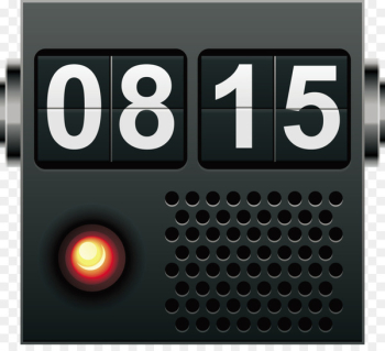 Flip clock Flip clock Shooting bubbles - Date electronic calendar 3D vector 