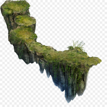 Floating island Icon - Left small floating island road surface 
