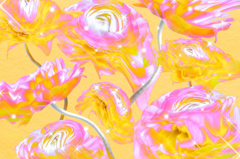 Floral background PSD, yellow buttercup… | Free stock illustration | High Resolution graphic