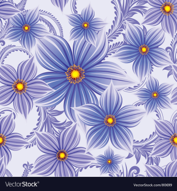 Floral background vector image Floral background vector image