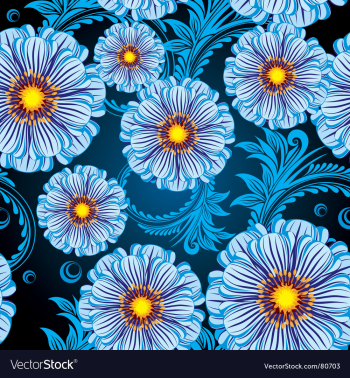 Floral background vector image Floral background vector image