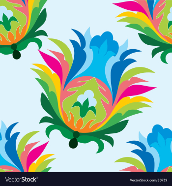 Floral background vector image Floral background vector image