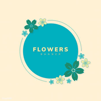 Floral banner vector | Free stock vector - 558615 Floral banner vector | Free stock vector - 558615
