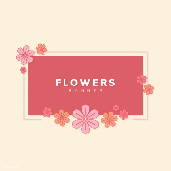 Floral banner vector | Free stock vector - 558646 Floral banner vector | Free stock vector - 558646
