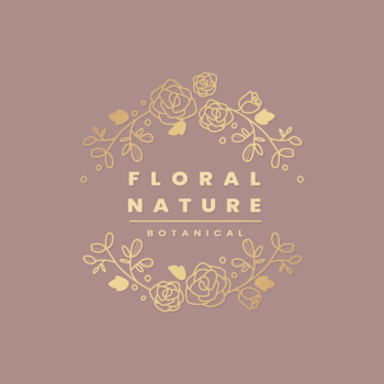 Floral botanical frame Floral botanical frame