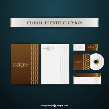 Floral brand identity collection Floral brand identity collection