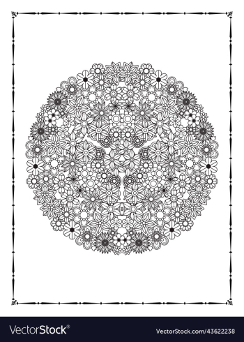 floral coloring book page kdp floral coloring book page kdp
