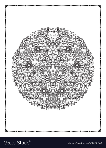 floral coloring book page kdp floral coloring book page kdp
