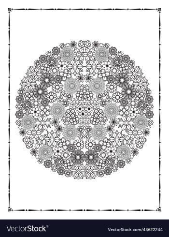 floral coloring book page kdp floral coloring book page kdp