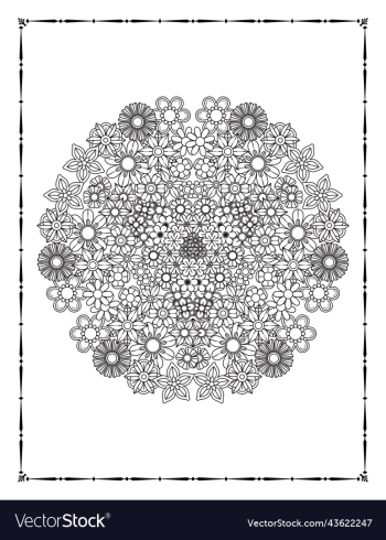 floral coloring book page kdp floral coloring book page kdp