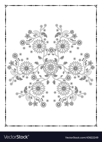 floral coloring book page kdp floral coloring book page kdp