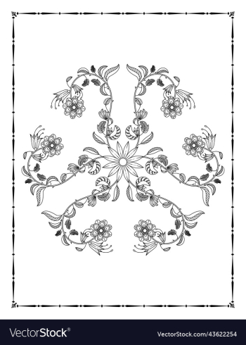 floral coloring book page kdp floral coloring book page kdp