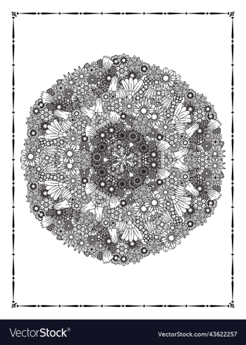 floral coloring book page kdp floral coloring book page kdp