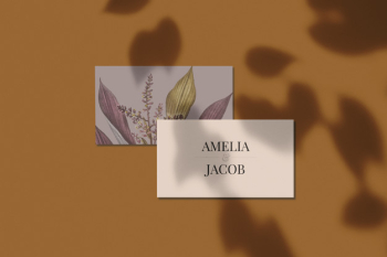 Floral design business card mockup Free Psd Floral design business card mockup Free Psd