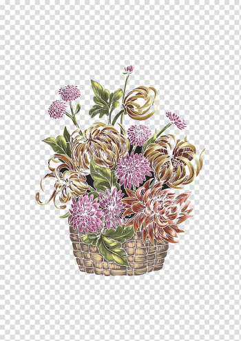 Floral design Chrysanthemum Computer file, Color chrysanthemum transparent background PNG clipart