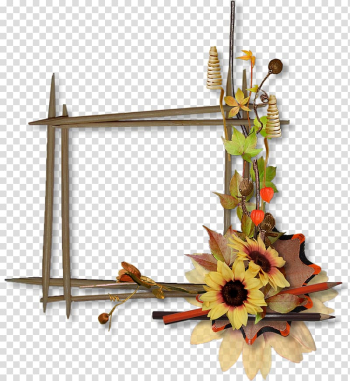 Floral design Computer cluster , Frame autumn transparent background PNG clipart