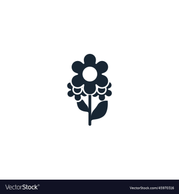 floral design creative icon from handmade icons