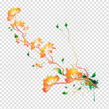 Floral design Petal Leaf, FLORAL AUTUMN transparent background PNG clipart