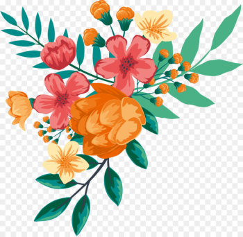 Floral design Watercolor painting Flower - Watercolor flowers 